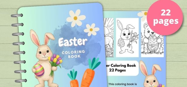 Printable Easter Coloring Book for Kids!