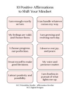 10 positive affirmations to shift your mindset