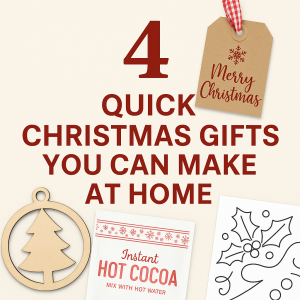 Easy Handmade Christmas Gifts (In Minutes!) 4 Quick Christmas Gifts You Can Make at Home