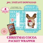 Cozy, Cute, and Ready to Gift! Printable Cocoa Wrappers