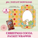 Cozy, Cute, and Ready to Gift! Printable Cocoa Wrappers