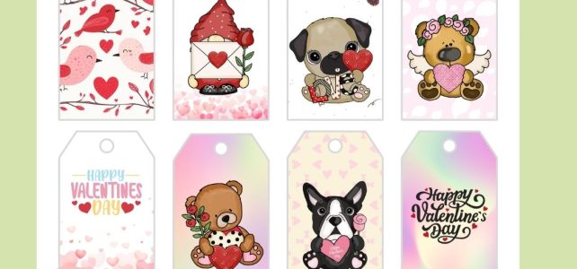 Sweet & Simple Valentine Gift Tags Now in the Shop 💘