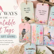 Easy Ways to Use Printable Gift Tags Beyond Gift Giving