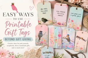 Easy Ways to Use Printable Gift Tags Beyond Gift Giving