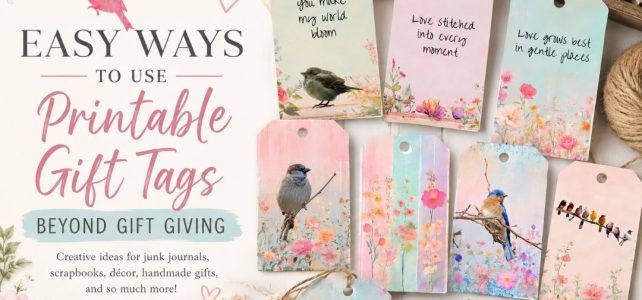 Easy Ways to Use Printable Gift Tags Beyond Gift Giving Easy Ways to Use Printable Gift Tags Beyond Gift Giving